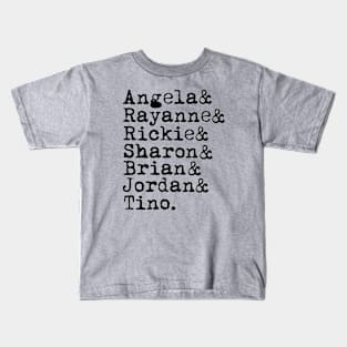 My so called life list of names Kids T-Shirt